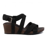 Sandale Teva Mahonia Wedge Cross Strap Negru - Black, 36, 38, 41