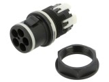 Conector alimentare AC clichet tată TH389 23mm 0,25-1,5mm2 TECHNO
