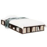 VidaXL Cadru de pat, stejar maro, 90x190 cm, lemn prelucrat 3280530
