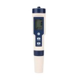 Cumpara ieftin Tester apa, ecran digital lcd 4 in 1, testeaza PH, TDS, Temperatura, precizie ridicata alb / albastru