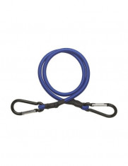 Cablu elastic, 8 mm x 80 cm, cu carabine foto