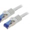 Patch cord S/FTP Cat 6a LSZH Gri 5m