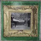 DISC LP 10&quot;: CORUL DE CAMERA MADRIGAL - CONCERT DE MADRIGALE (1964 / ECD 1076)