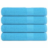 Gossi prosoape de sauna, frogn, 4 buc., turcoaz, 80x200 cm, 360 g/m2