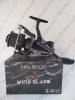 Mulineta WIND BLADE HFL5000 tambur long cast si BAITRUNNER 8rulmenti, Diamant Alb