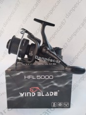 Mulineta WIND BLADE HFL5000 tambur long cast si BAITRUNNER 8rulmenti