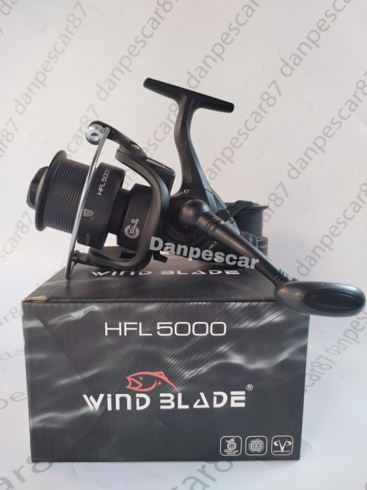 Mulineta WIND BLADE HFL5000 tambur long cast si BAITRUNNER 8rulmenti