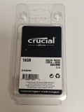 Memorie Ram Laptop, Crucial 16GB, DDR4, 2666Mhz, 1Rx8, 1.2V, CL17, PC4-21300, CB16GS2666.C8FT, Non-ECC, sodimm, 260 pini