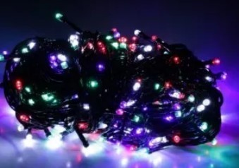Instalatie de Craciun liniara, 6 m, 60 leduri, 5834 RGB foto
