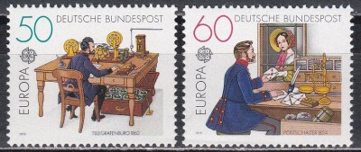 Germania 1979 - EUROPA - Poştă şi Telecomunicaţii, MNH foto