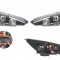 Set faruri tuning FORD FOCUS III, 10.2014-08.2018, Taiwan, partea stanga+dreapta, cu indicator led; cu &amp;#39;lumina de zi&amp;#39; tip LED; H1+H9+LED; ele