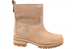 Ghete botine Timberland Courmayeur Valley Warm Lined Boot A257H bej foto