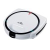 Sandwich maker ETA Pievo, 750 W, 4 sandwich-uri triunghiulare, placi antiderapante, plastic, maner termoizolat, Alb/Negru