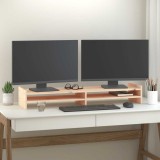 Suport pentru monitor, 100x27x15 cm, lemn masiv de pin