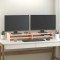 Suport pentru monitor, 100x27x15 cm, lemn masiv de pin