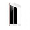 Folie sticla 9D compatibil cu IPhone 7 / 8 Alb - Contur alb