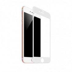 Folie sticla 9D compatibil cu IPhone 6 / 6s - Contur alb