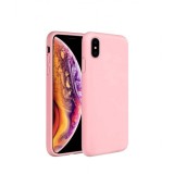 Husa Silicon Soft-Touch Compatibila Cu Apple IPhone X / Xs, Roz prafuit, ALC MOBILE