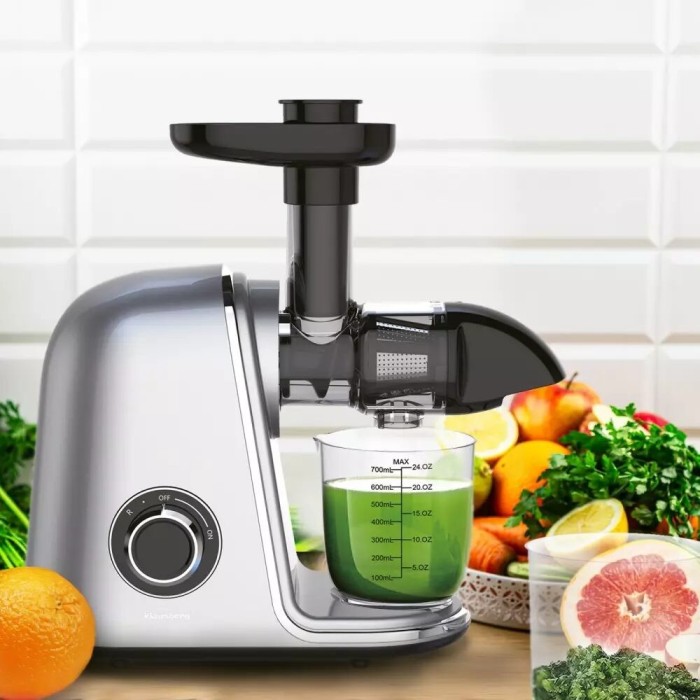 Storcător pentru fructe și legume, orizontal, gri, putere 150 W, Klausberg