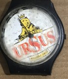CSM3 Donator Ceas Promotional Vintage Bere Ursus Cluj Incomplet Fara Ace Defect Pentru Piese Memorabilia Colectie Reclama Veche