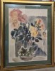 Tablou Acuarela Maria Constantin - Ulcica cu Flori, 45x32cm, Semnat 1969