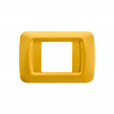 Placa ornament TOP SYSTEM - tehnopolimer gloss finish - 2 module- CORN YELLOW - SYSTEM