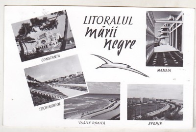 bnk cp Litoralul Marii Negre - Vedere - circulata foto