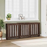 vidaXL Mască pentru calorifer stejar maro 205x21,5x83,5 cm lemn 852768