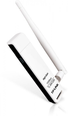 Adaptor wireless tp-link n150 high gain usb2.0 antena detasabila 4dbi realtek rtl8188eus-vg-cg 1t1r foto