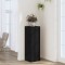 vidaXL Suport pentru plante Stejar Negru 33 x 33 x 100 cm 869235