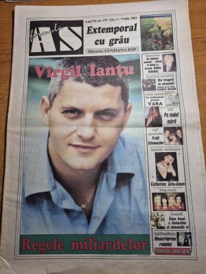 ziarul formula as 2 - 9 iulie 2001 - virgil iantu , narcisa suciu , paula seling foto