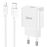 Cumpara ieftin Set Incarcator Retea USB-A, 5V, 2.1A. + Cablu date si incarcare pentru iPhone, USB-A la Lightning, 1m,