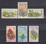 FALKLAND ISLANDS 1971 FLORA MI. 196-198 SI 201-203 MNH, Nestampilat