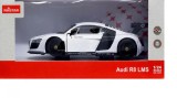 Masinuta Metalica Audi R8 Alb Scara 1 La 24, Rastar Metal 1:24