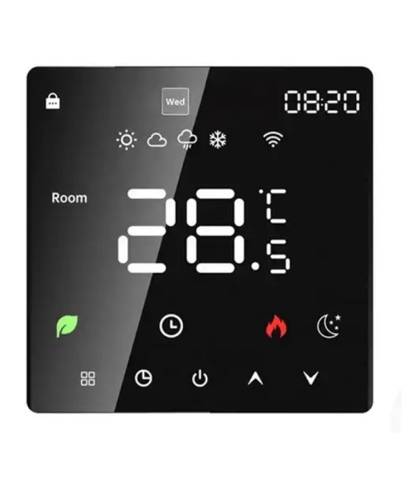 Termostat inteligent touchscreen, perete WiFi