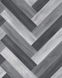 Cumpara ieftin Linoleum Rezidential Antiderapant Clasa 21, Belgia, Model Venice 961M, Suport Spuma, Grosime 2.3 mm, Imitatie Parchet, Gri, Negru, PVC, Latime 2m, Mar