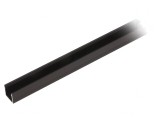 Profil LED Aluminiu Anodizat 1m Negru SMART10