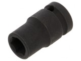 Tubulară 1/4 cu Impact 23mm Scurtă 6 Puncte