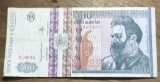 BNKRO05 Bancnota veche 500 lei 1992 Constantin Brancusi hirtie Romania cinci sute lei circulata bani colectie numismatica