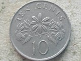 SINGAPORE-10 CENTS 1986, Asia