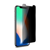 Folie Protectie Privacy Sticla 9H pentru iPhone X, Negru, 0.33mm