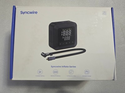 Compresor auto 12V Syncwire 280 Electric Smart Tire Pump LCD Dual Value Display , Auto-Off foto