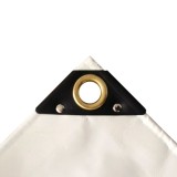 Prelată Protectie 3x5m, 15m&sup2;, Albă, PVC 650g/m&sup2;, Impermeabilă și Rezistentă