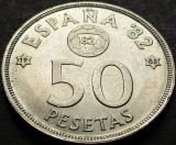 Moneda Comemorativa 50 PESETAS - SPANIA, anul 1982 *cod 113 B - EXCELENTA!, Europa
