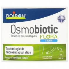 Supliment Alimentar pentru Adulti, Boiron, Osmobiotic, Flora, cu Tulpini Osmobiotice, 12 plicuri