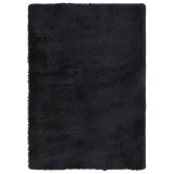 Cumpara ieftin Covor shaggy cu pom inalt, NAVARRA, negru, 120x170cm, poliester