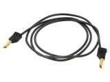 Cablu de măsurare neizolat 60VDC 30VAC 19A 1m negru
