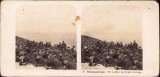 ST56N Riesengebirge, Die 5 J&auml;ger im Bivak i Gebirge, 1904, stereoscopic photo