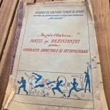 Dezvoltarea fortei si rezistentei prin contractii izometrice si intermediare