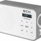 Radio portabil ECG RD 110 DAB cu tuner DAB+ si FM, alb, 1,2 W, memorie 30 de posturi